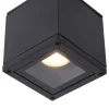 AVEN - Plafondspot Badkamer - 1xGU10 - IP65 - Zwart*Lucide Fashion