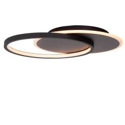 AXELLE - Plafonnière - Ø 29,5 cm - LED 3 StepDim - 1x24W 2700K - Zwart*Lucide Cheap