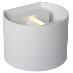 AXI - Wandspot / Wandlamp Badkamer - LED - 2x3,5W 2700K - IP54 - Verstelbare stralingshoek - Wit*Lucide Outlet