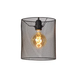 BASKETT - Lampenkap - Ø 20 cm - Zwart*Lucide Cheap