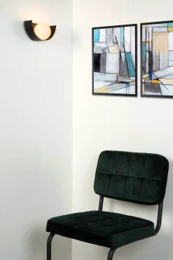 BENNI - Wandlamp - 1xG9 - Zwart*Lucide New