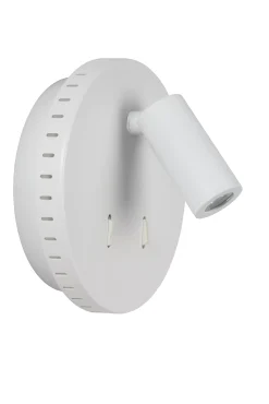 BENTJER - Bedlamp / Wandlamp - Ø 14 cm - LED - 3000K - Wit*Lucide Flash Sale