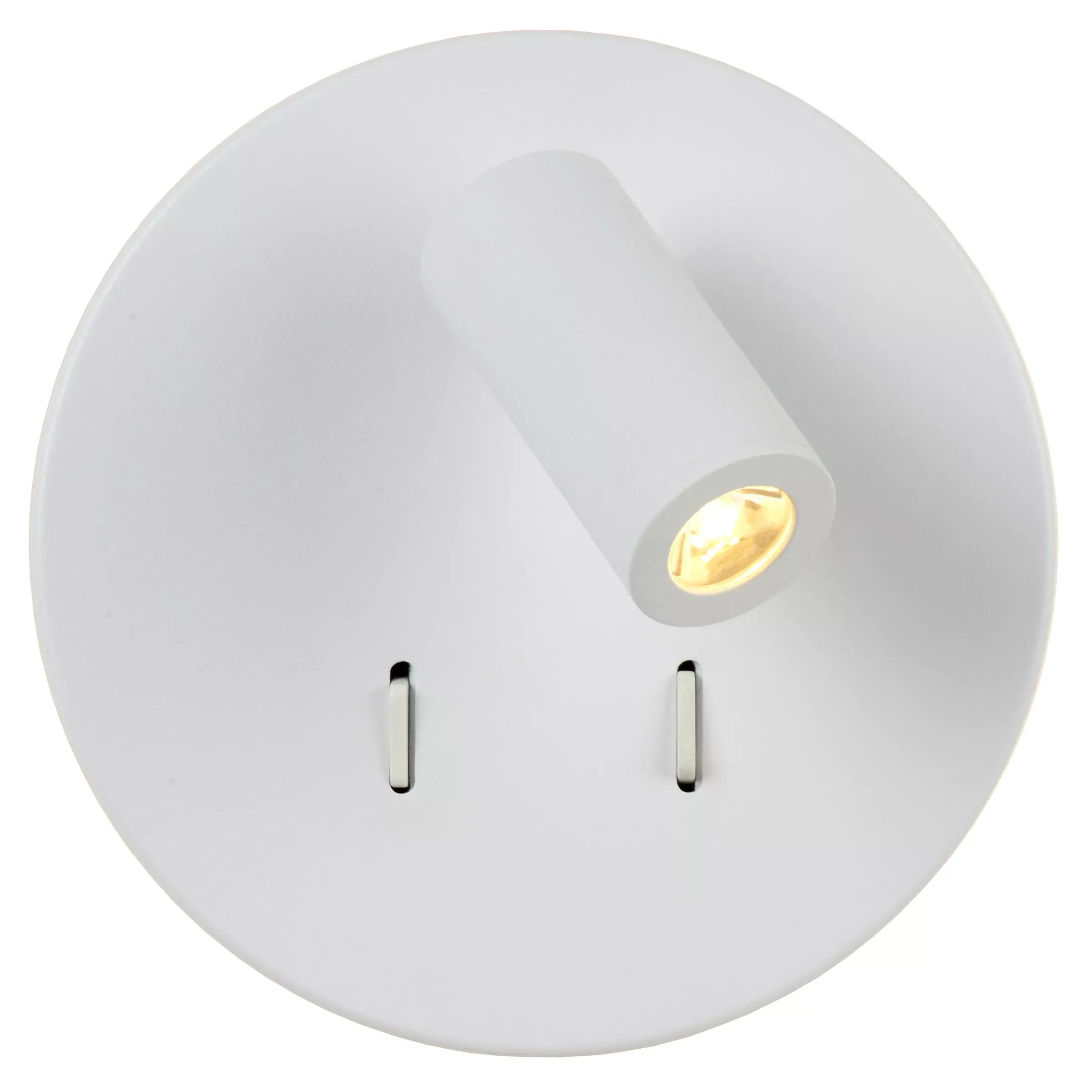 BENTJER - Bedlamp / Wandlamp - Ø 14 cm - LED - 3000K - Wit*Lucide Flash Sale