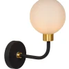 BEREND - Wandlamp Badkamer - 1xG9 - IP44 - Zwart*Lucide Online