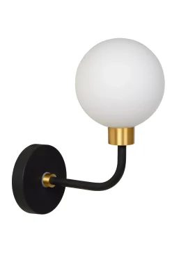 BEREND - Wandlamp Badkamer - 1xG9 - IP44 - Zwart*Lucide Online