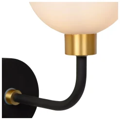 BEREND - Wandlamp Badkamer - 1xG9 - IP44 - Zwart*Lucide Online