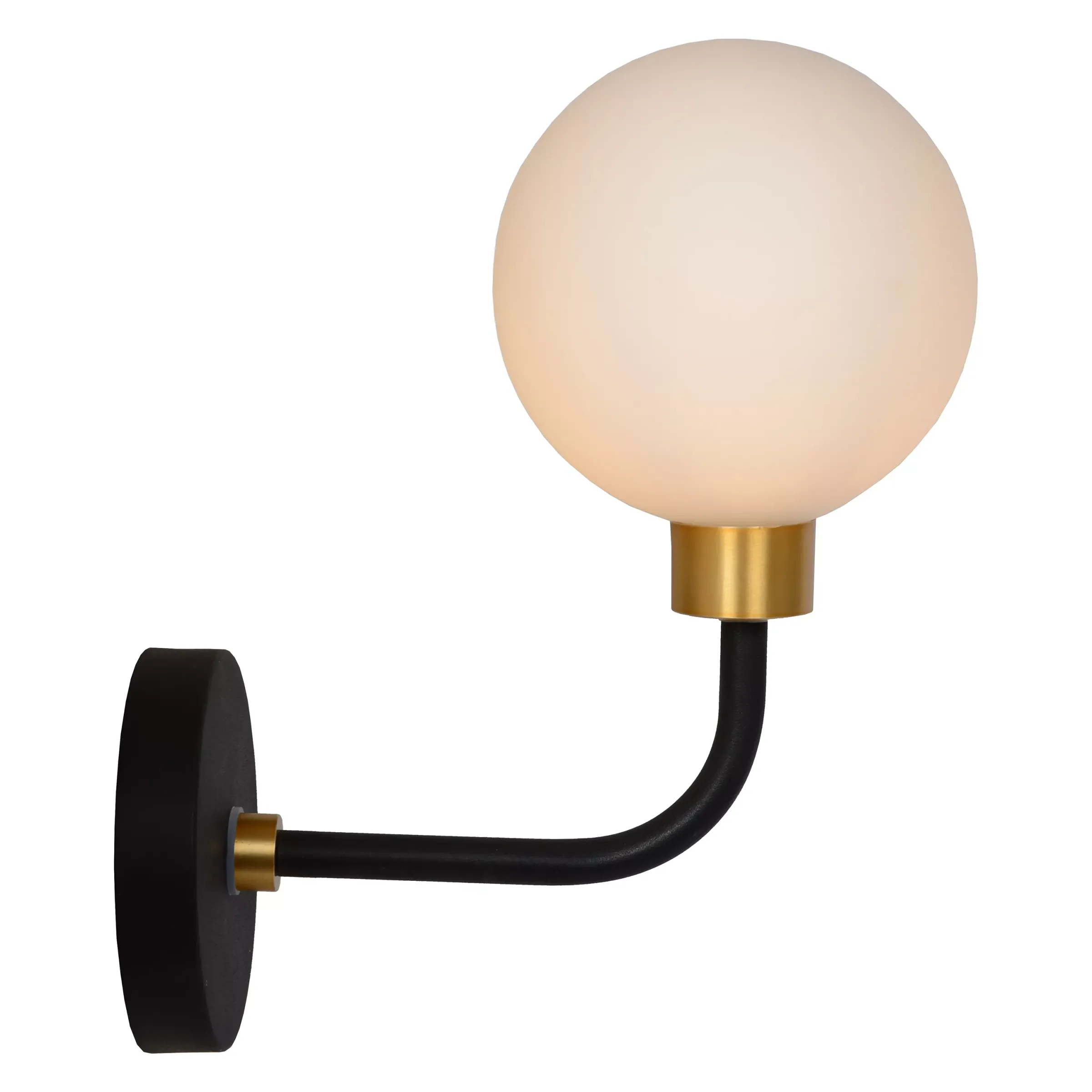 BEREND - Wandlamp Badkamer - 1xG9 - IP44 - Zwart*Lucide Online