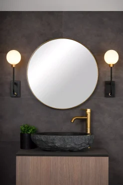 BEREND - Wandlamp Badkamer - 1xG9 - IP44 - Zwart*Lucide Best Sale