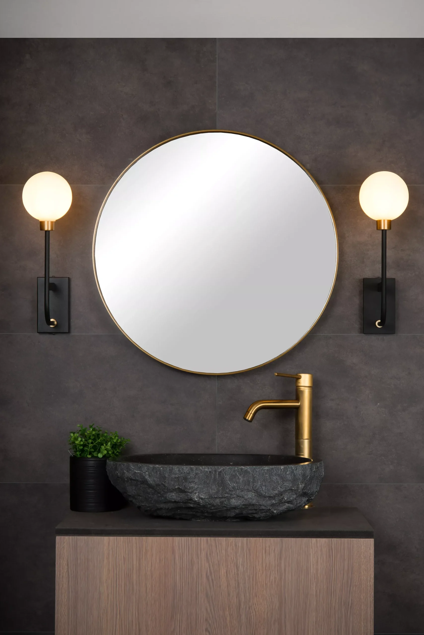 BEREND - Wandlamp Badkamer - 1xG9 - IP44 - Zwart*Lucide Best Sale