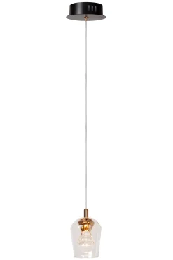 BERLIANE - Hanglamp - Ø 12 cm - LED Dimb. - 1x4W 2700K - Transparant*Lucide Clearance