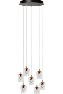 BERLIANE - Hanglamp - Ø 39 cm - LED Dimb. - 7x4W 2700K - Transparant*Lucide Cheap