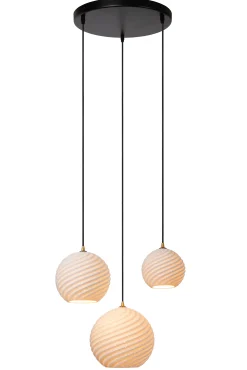 BINA - Hanglamp - Ø 40 cm - 3xE27 - Wit*Lucide Cheap