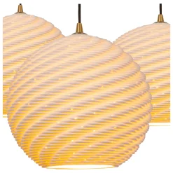 BINA - Hanglamp - Ø 40 cm - 3xE27 - Wit*Lucide Cheap