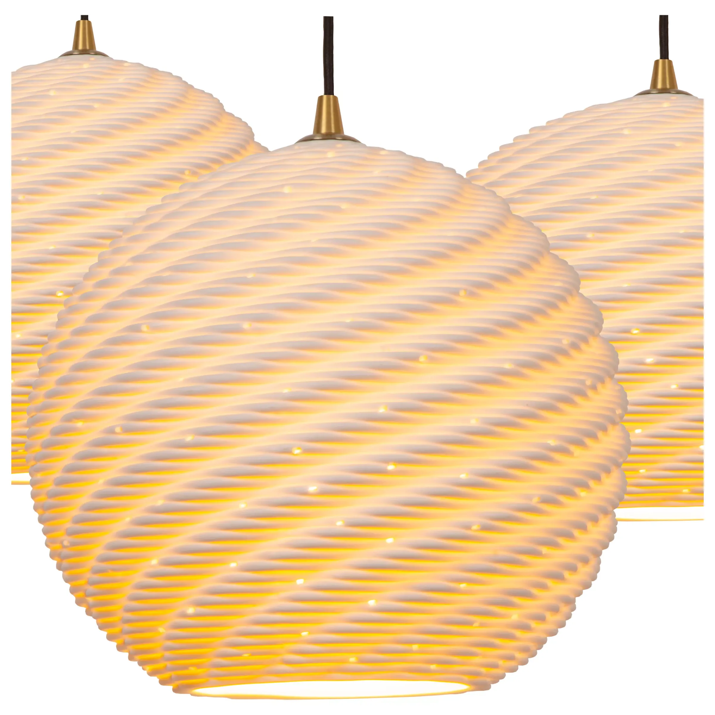 BINA - Hanglamp - Ø 40 cm - 3xE27 - Wit*Lucide Cheap