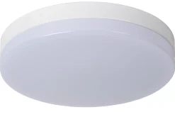 BISKIT - Plafonnière Badkamer - Ø 40 cm - LED - 1x36W 2700K - IP44 - Beweging & dag/nacht sensor - Wit*Lucide New
