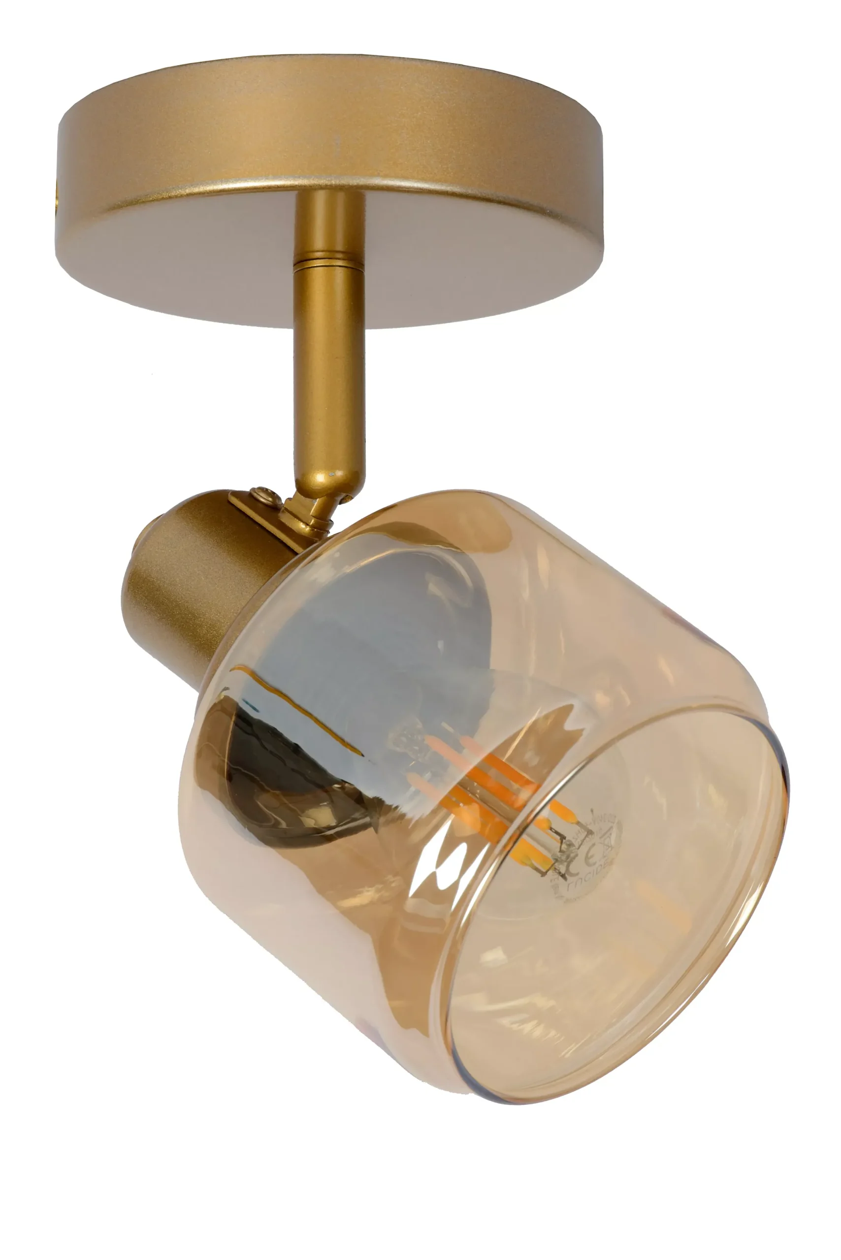 BJORN - Plafondspot - 1xE14 - Mat Goud / Messing*Lucide Hot