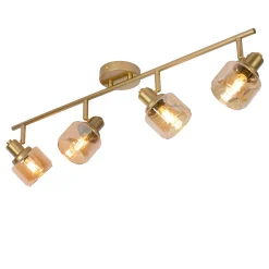 BJORN - Plafondspot - 4xE14 - Mat Goud / Messing*Lucide Cheap