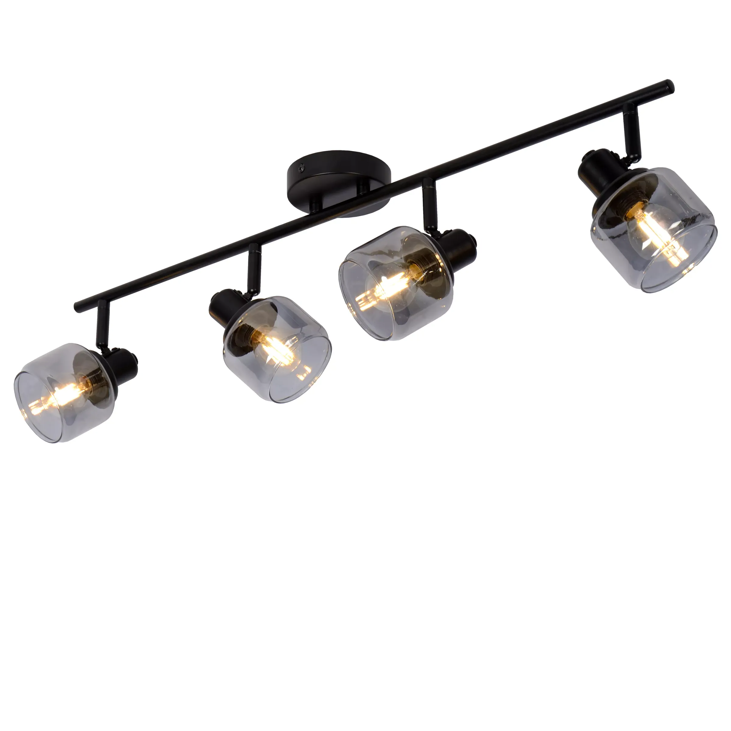 BJORN - Plafondspot - 4xE14 - Zwart*Lucide Shop