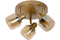 BJORN - Plafondspot - Ø 38 cm - 3xE14 - Mat Goud / Messing*Lucide Store