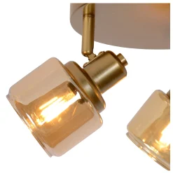BJORN - Plafondspot - Ø 38 cm - 3xE14 - Mat Goud / Messing*Lucide Store