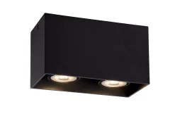 BODI - Plafondspot - 2xGU10 - Zwart*Lucide Cheap