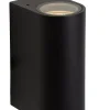 BOOGY - Wandspot / Wandlamp Binnen/Buiten - 2xGU10 - IP44 - Zwart*Lucide Cheap