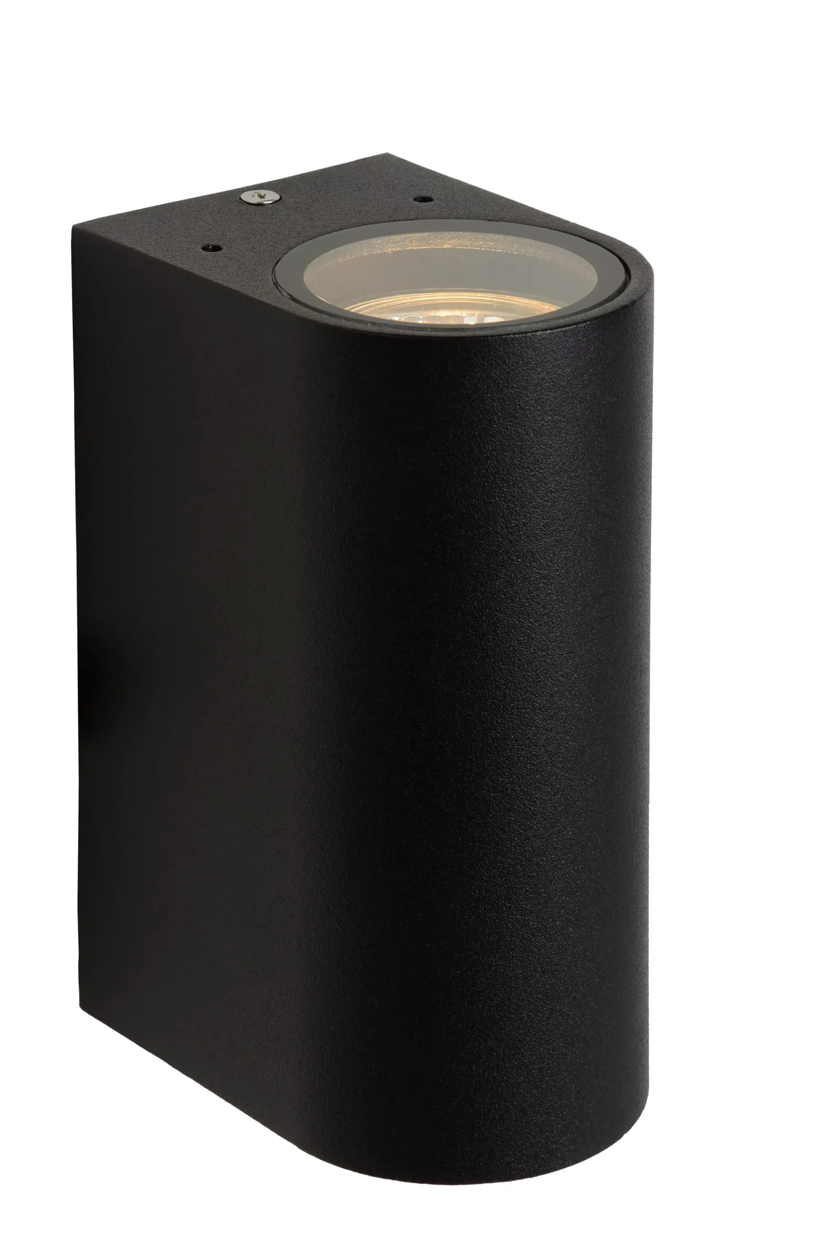 BOOGY - Wandspot / Wandlamp Binnen/Buiten - 2xGU10 - IP44 - Zwart*Lucide Cheap