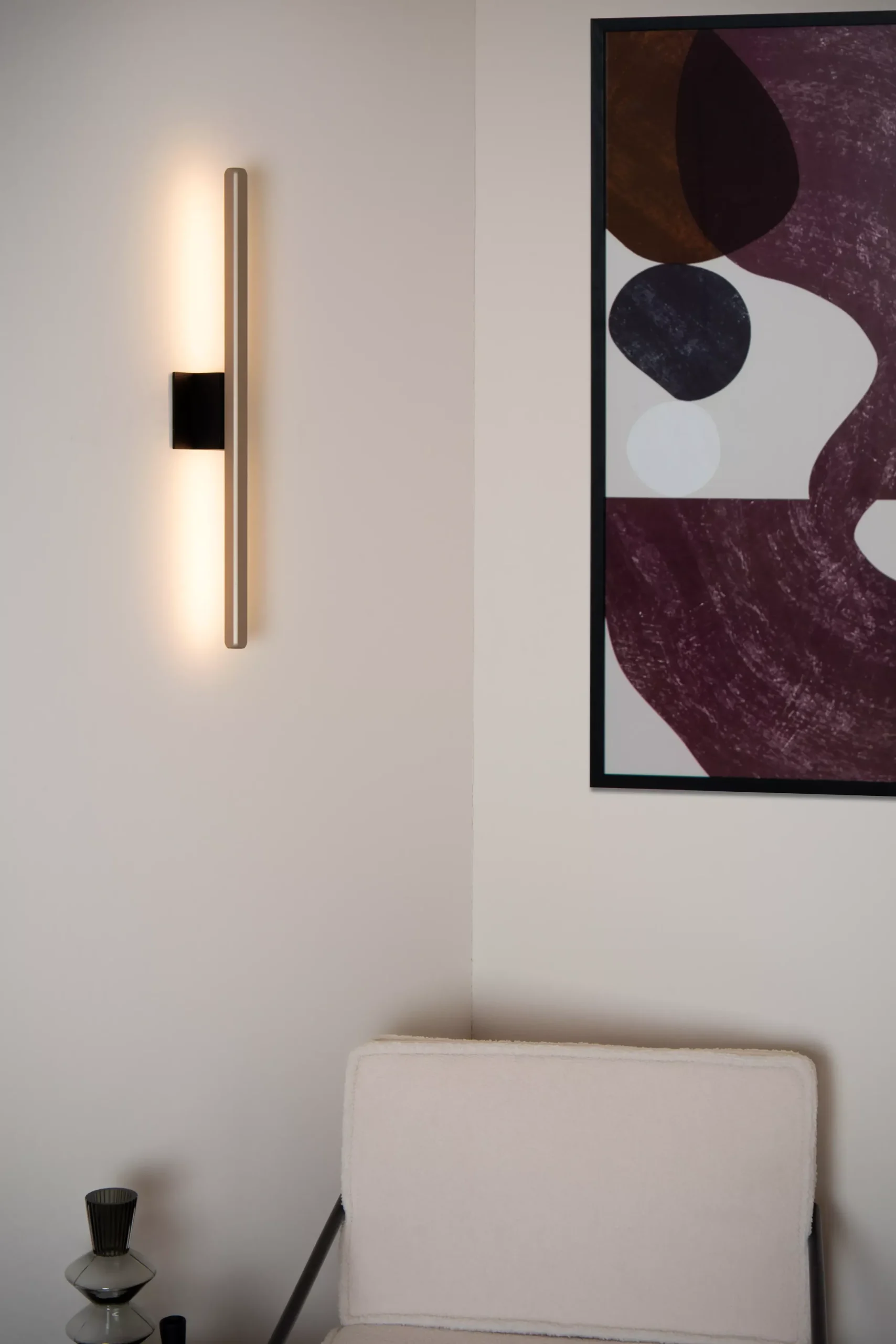 BRAGA - Wandlamp Binnen/Buiten - LED - 1x10W 2700K - IP54 - Koffie*Lucide Shop