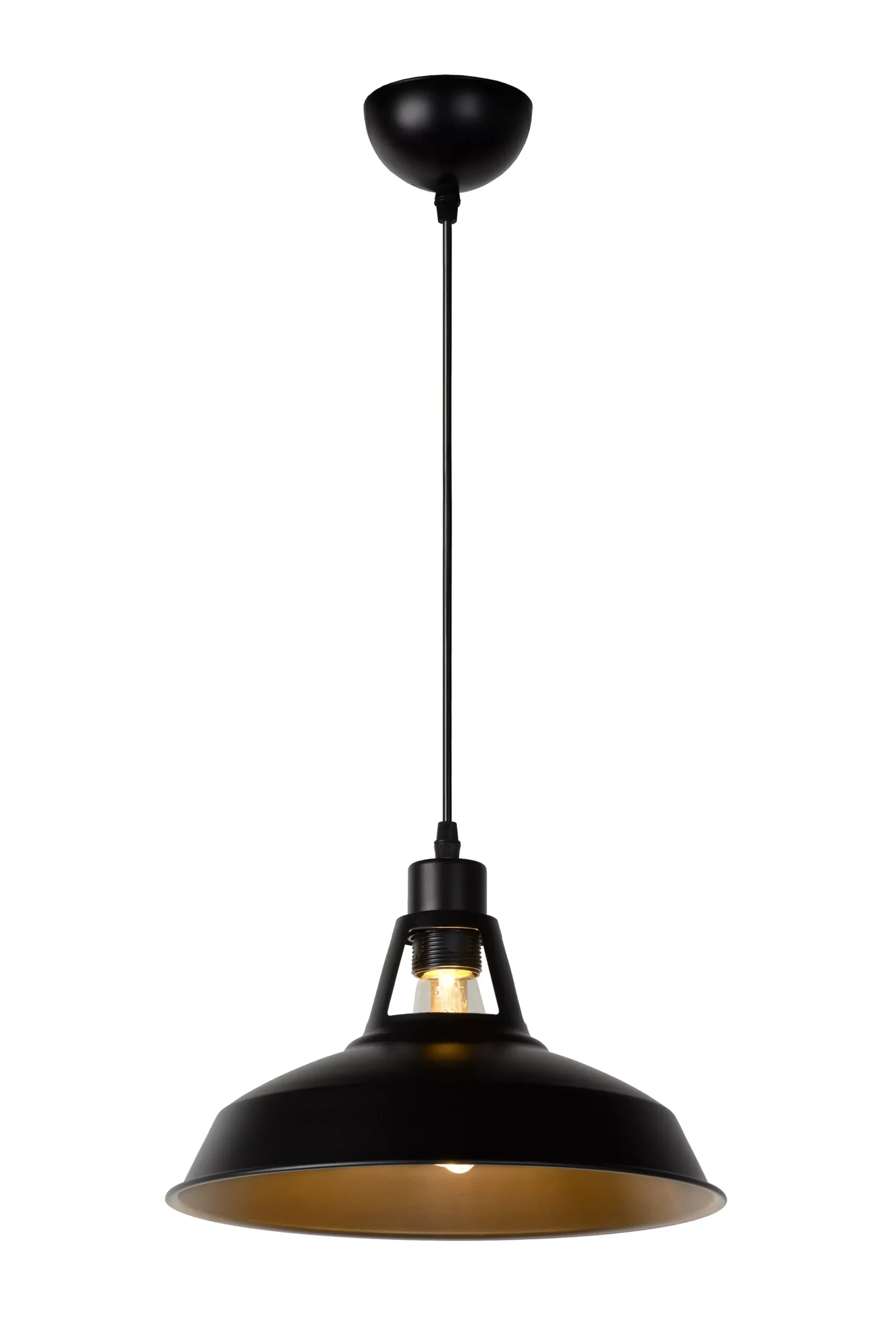 BRASSY-BIS - Hanglamp - Ø 31 cm - 1xE27 - Zwart*Lucide Best Sale