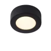 BRICE-LED - Plafonnière Badkamer - Ø 11,7 cm - LED Dimb. - 1x8W 3000K - IP44 - Zwart*Lucide Fashion