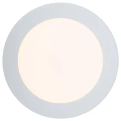 BRICE-LED - Plafonnière Badkamer - Ø 18 cm - LED Dimb. - 1x12W 3000K - IP44 - Wit*Lucide Discount
