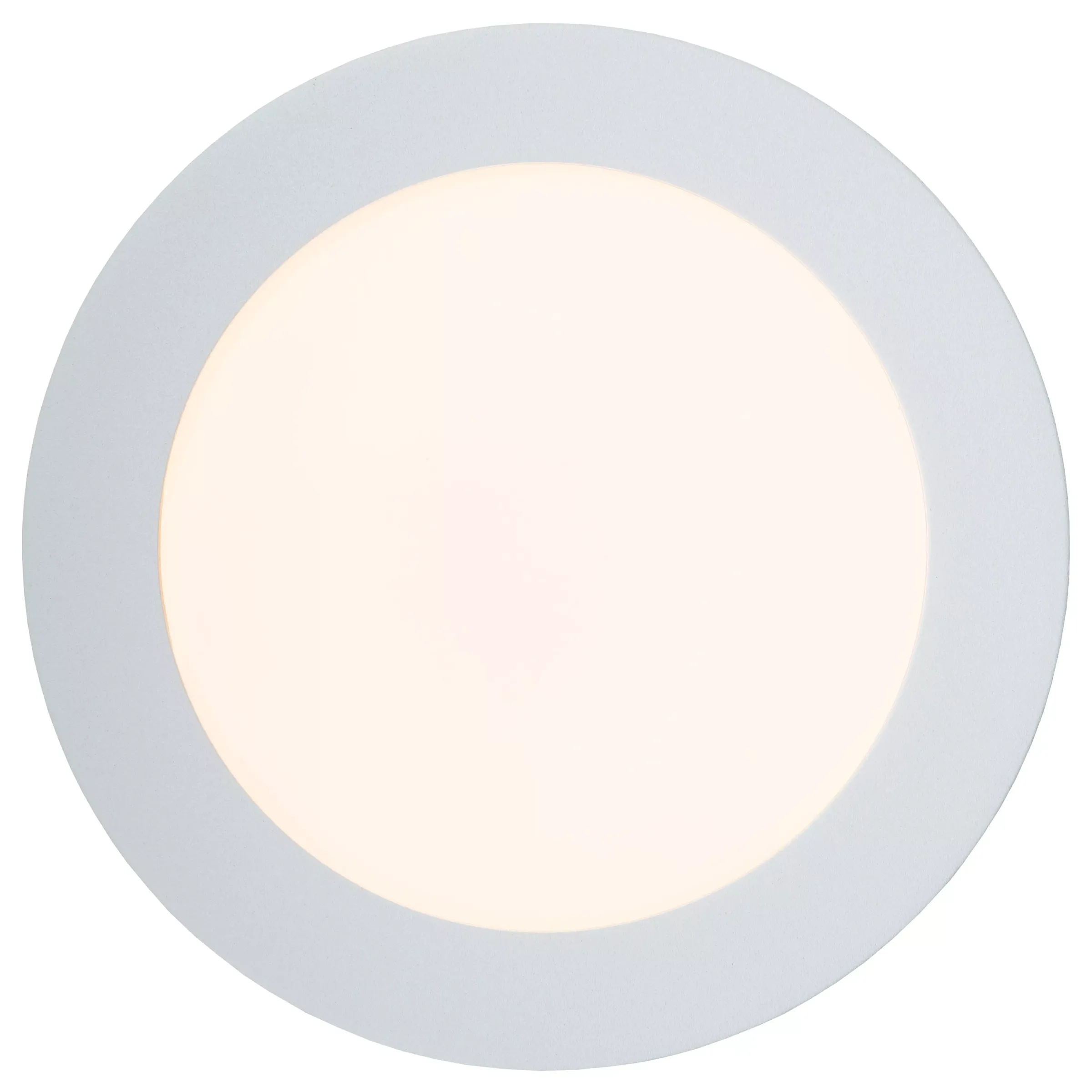 BRICE-LED - Plafonnière Badkamer - Ø 18 cm - LED Dimb. - 1x12W 3000K - IP44 - Wit*Lucide Discount