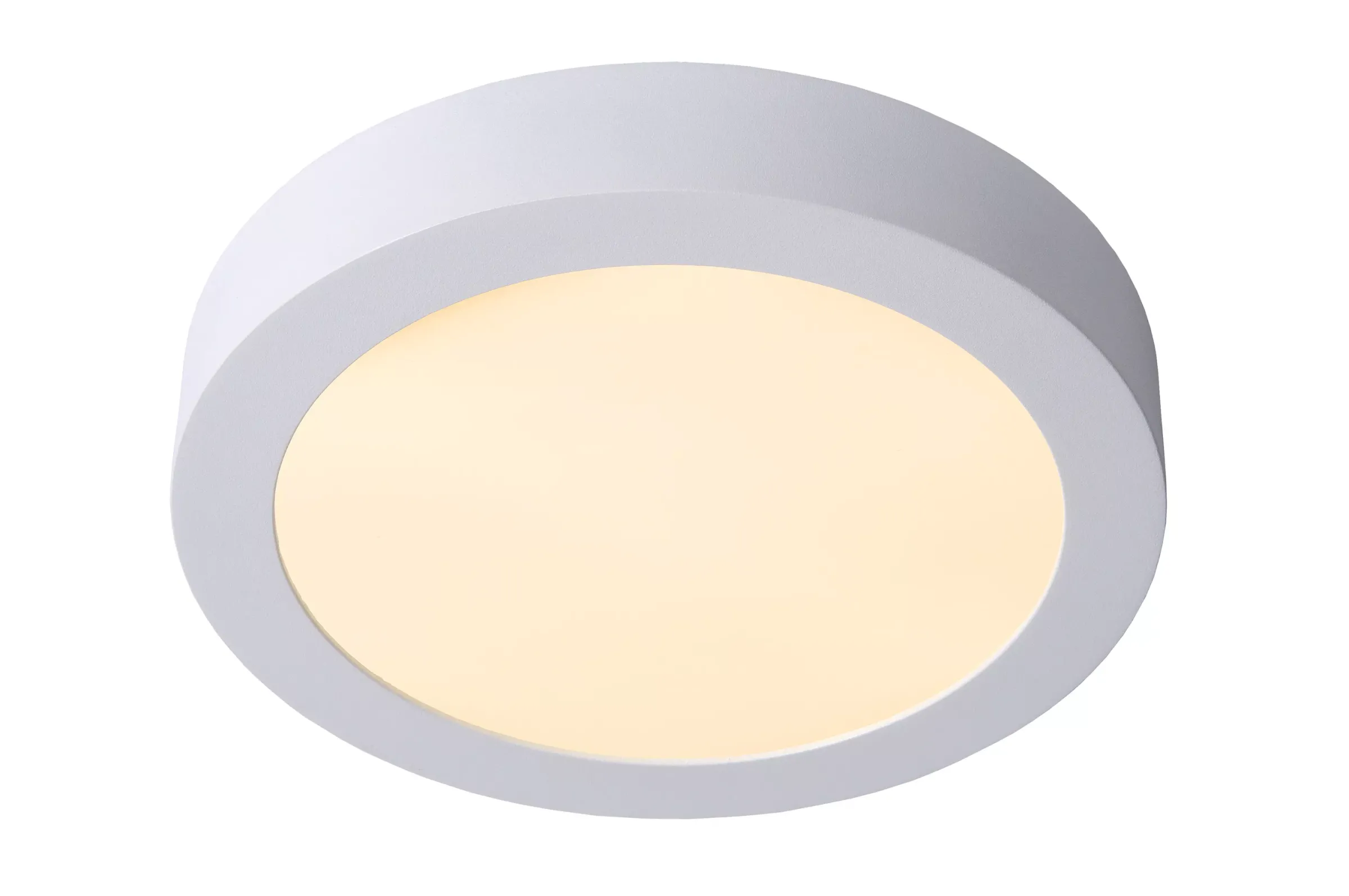 BRICE-LED - Plafonnière Badkamer - Ø 24 cm - LED Dimb. - 1x15W 3000K - IP44 - Wit*Lucide Shop