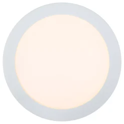 BRICE-LED - Plafonnière Badkamer - Ø 24 cm - LED Dimb. - 1x15W 3000K - IP44 - Wit*Lucide Shop