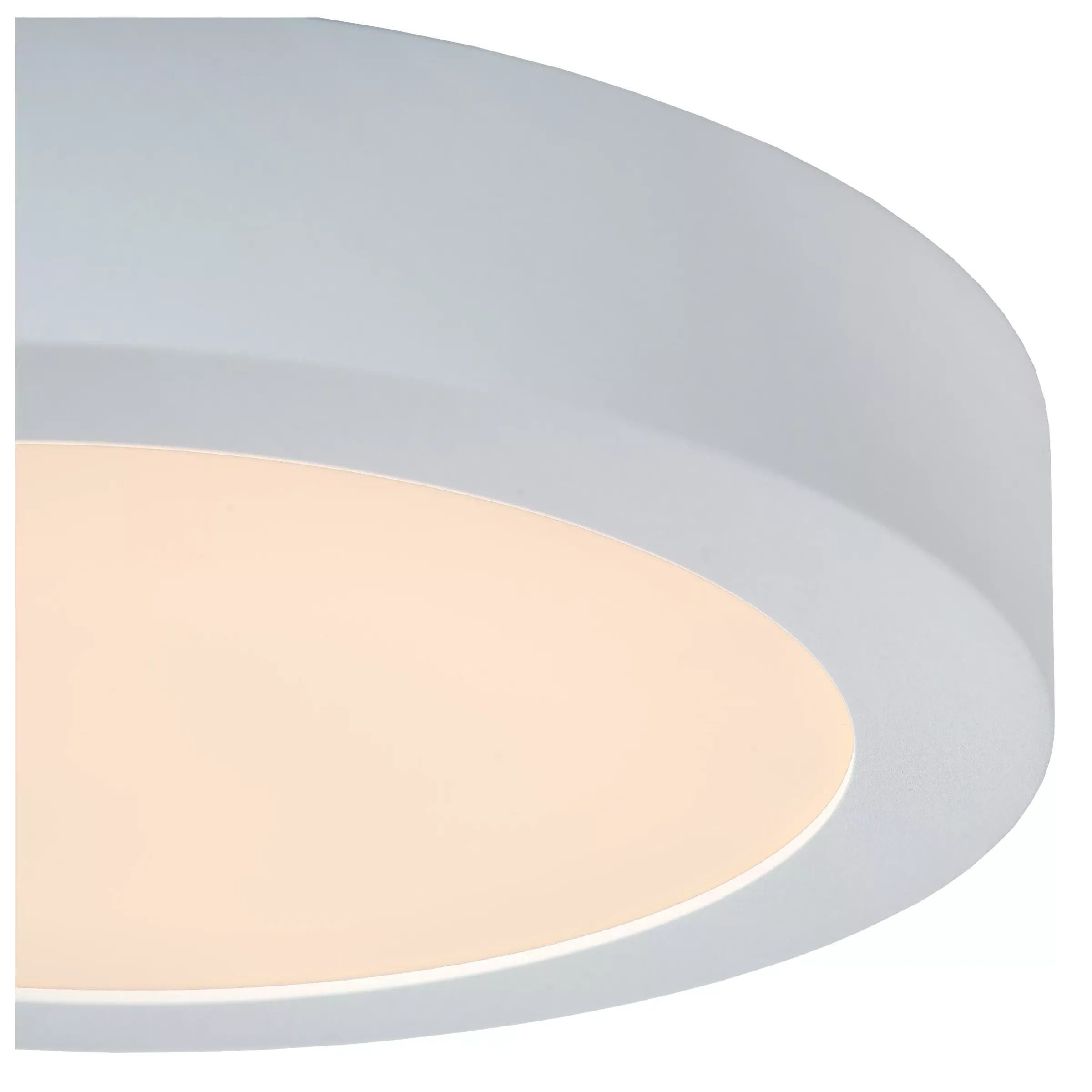 BRICE-LED - Plafonnière Badkamer - Ø 24 cm - LED Dimb. - 1x15W 3000K - IP44 - Wit*Lucide Shop