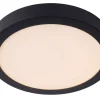BRICE-LED - Plafonnière Badkamer - Ø 30 cm - LED Dimb. - 1x30W 3000K - IP44 - Zwart*Lucide Outlet
