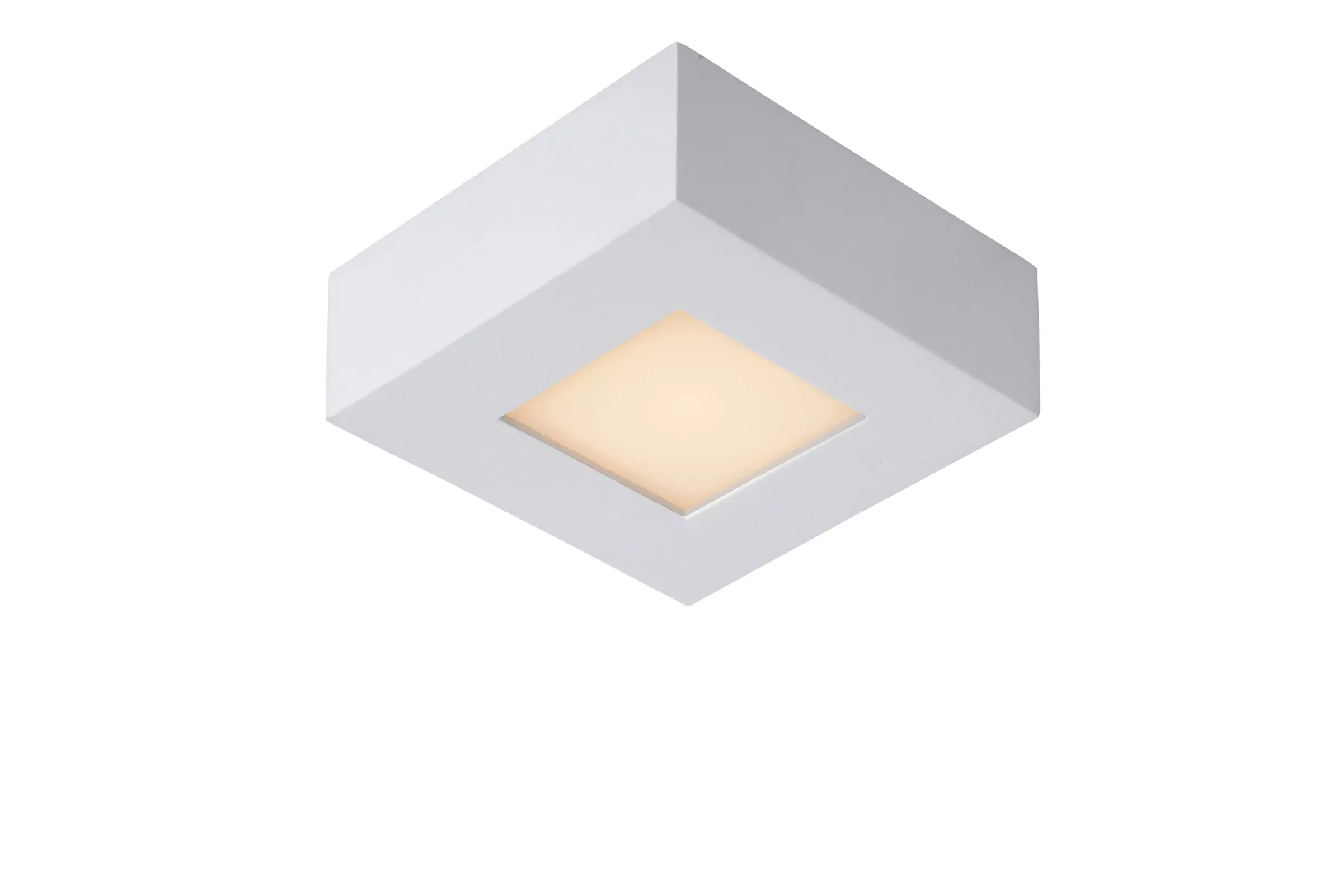 BRICE-LED - Plafonnière Badkamer - LED Dimb. - 1x8W 3000K - IP44 - Wit*Lucide Best