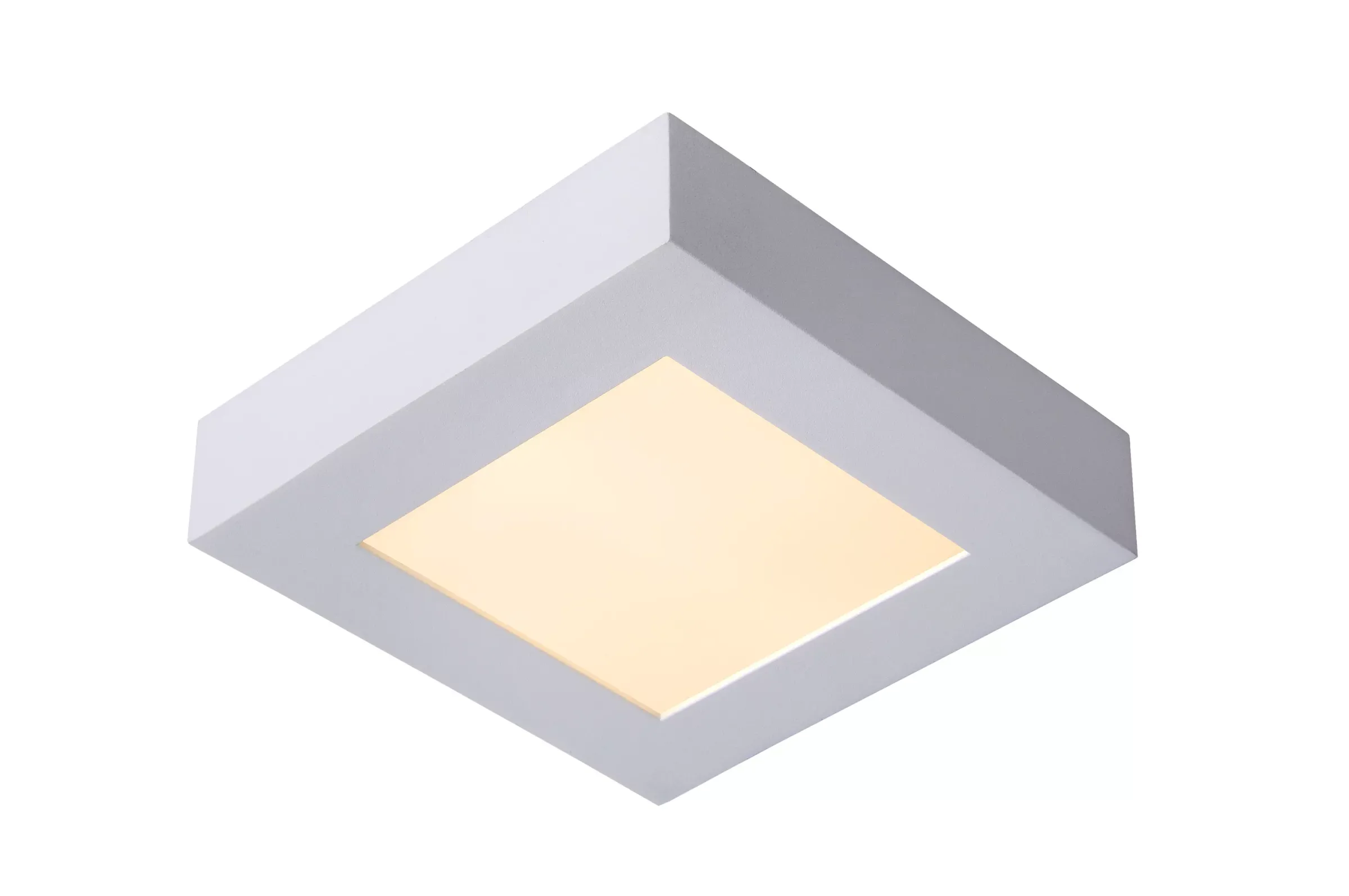 BRICE-LED - Plafonnière Badkamer - LED Dimb. - 1x15W 3000K - IP44 - Wit*Lucide Online