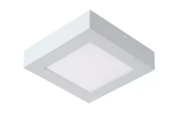 BRICE-LED - Plafonnière Badkamer - LED Dimb. - 1x15W 3000K - IP44 - Wit*Lucide Online