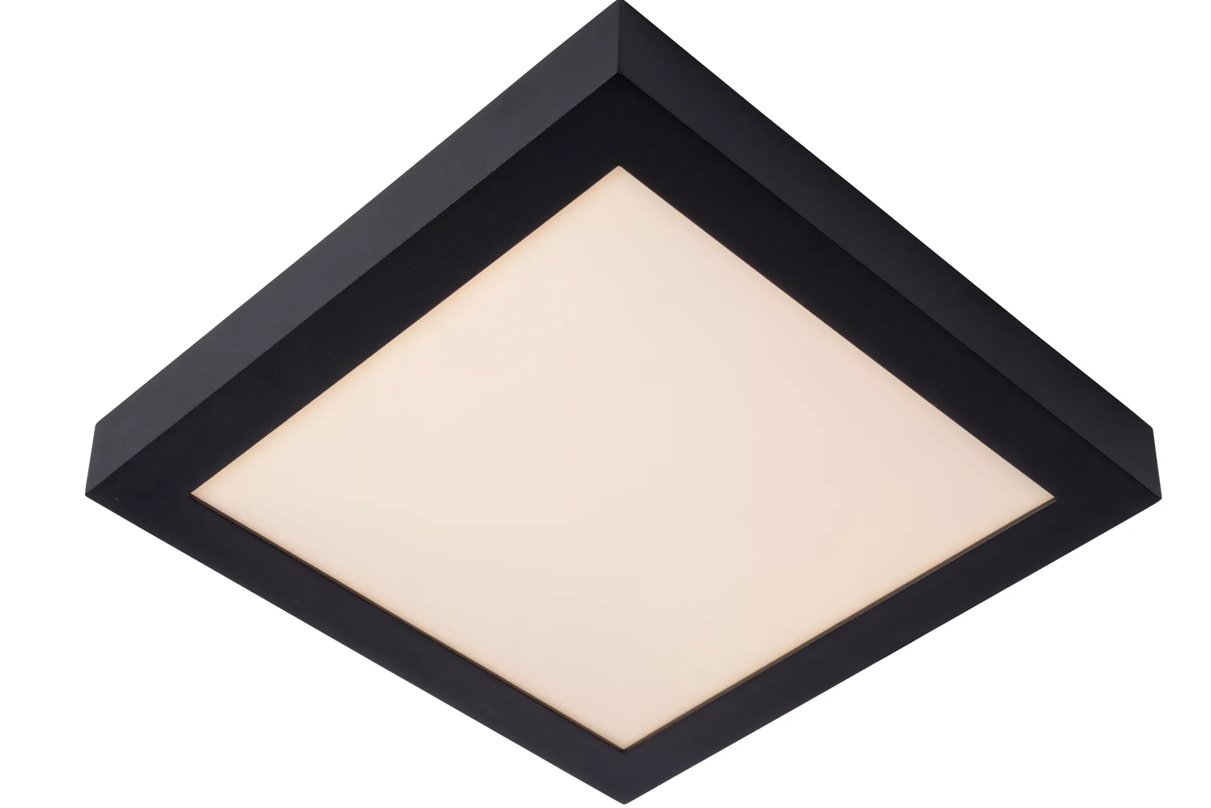 BRICE-LED - Plafonnière Badkamer - LED Dimb. - 1x30W 3000K - IP44 - Zwart*Lucide Cheap