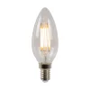 C35 - Filament lamp - Ø 3,5 cm - LED Dimb. - E14 - 1x4W 2700K - Transparant*Lucide Best