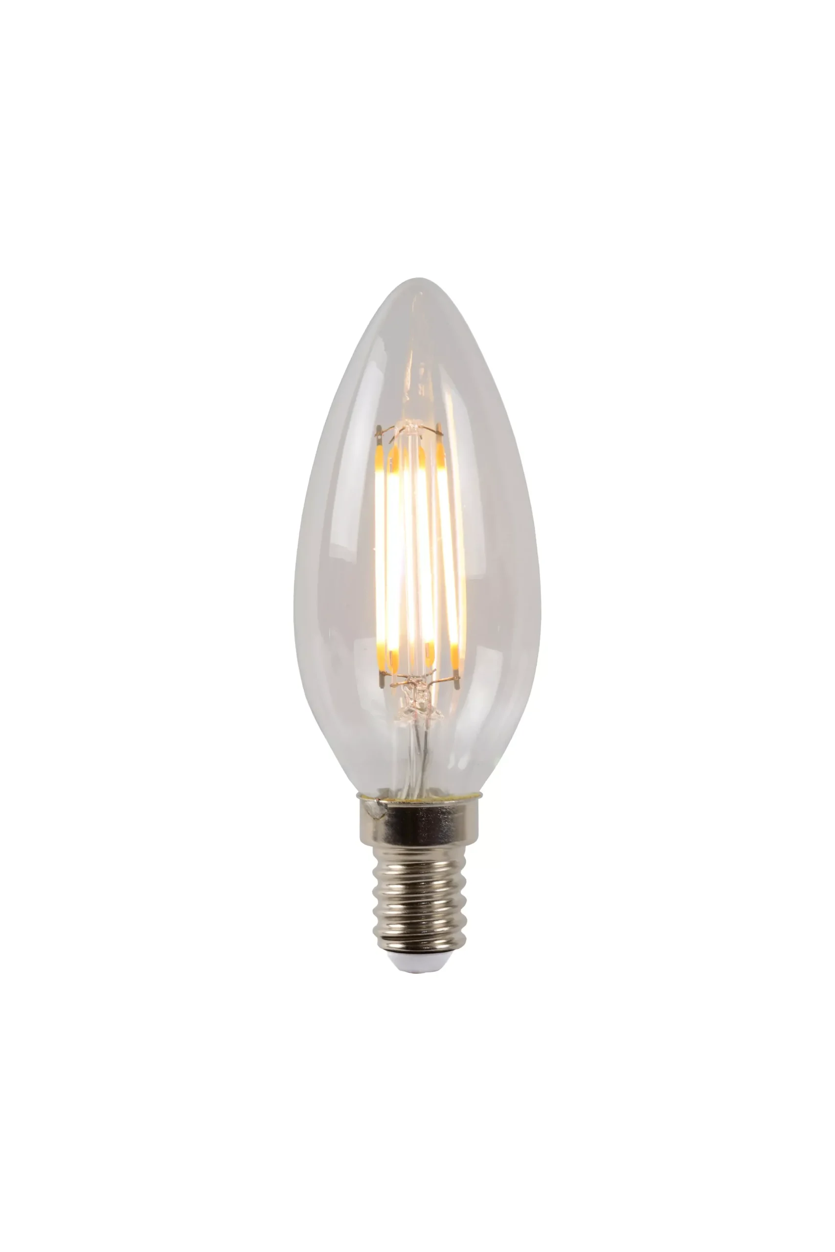 C35 - Filament lamp - Ø 3,5 cm - LED Dimb. - E14 - 1x4W 2700K - Transparant*Lucide Best