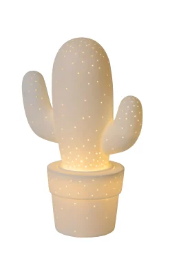 CACTUS - Tafellamp - 1xE14 - Wit*Lucide Store