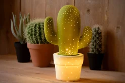 CACTUS - Tafellamp - 1xE14 - Groen*Lucide Discount