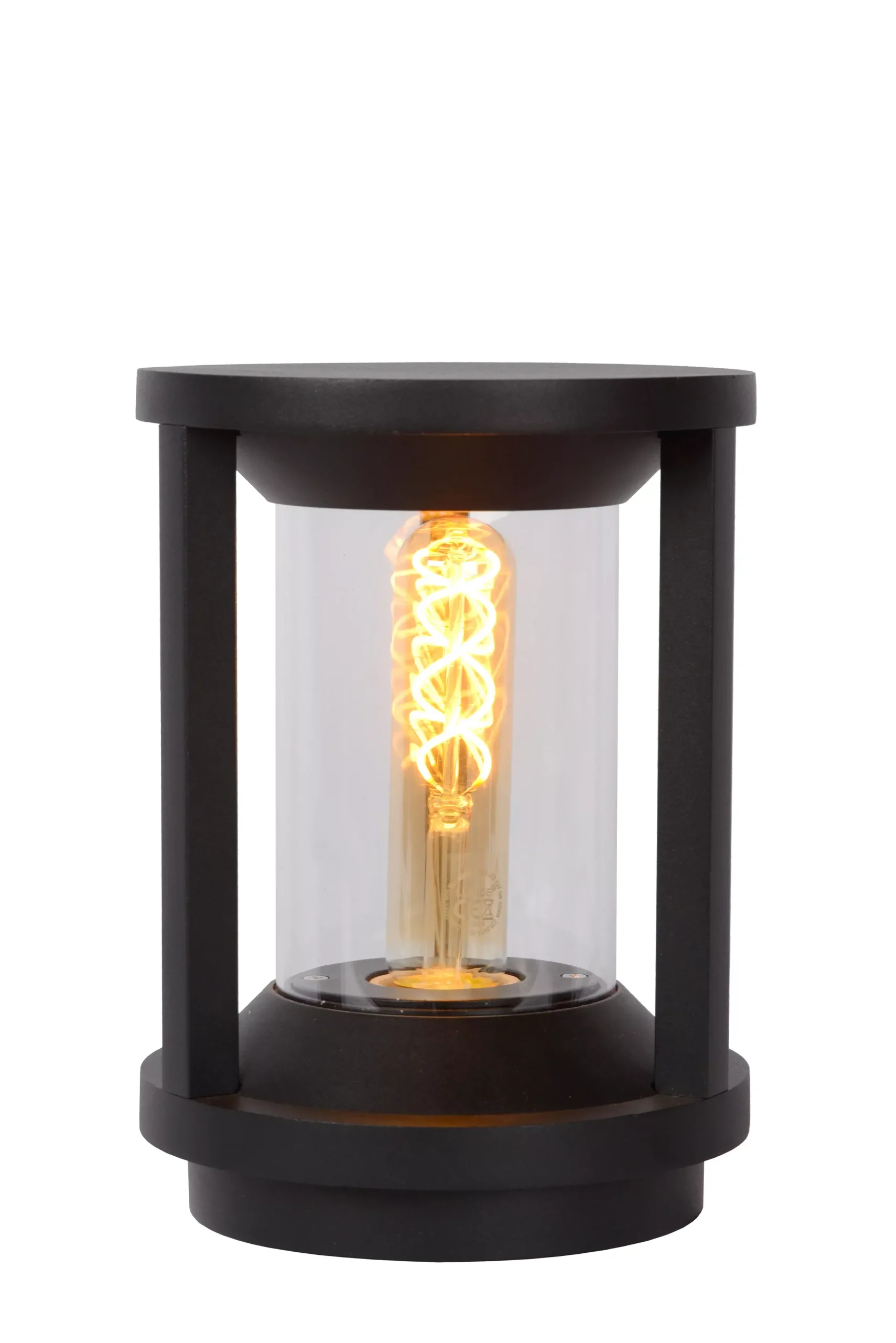 CADIX - Sokkellamp - Ø 16 cm - 1xE27 - IP65 - Zwart*Lucide Fashion