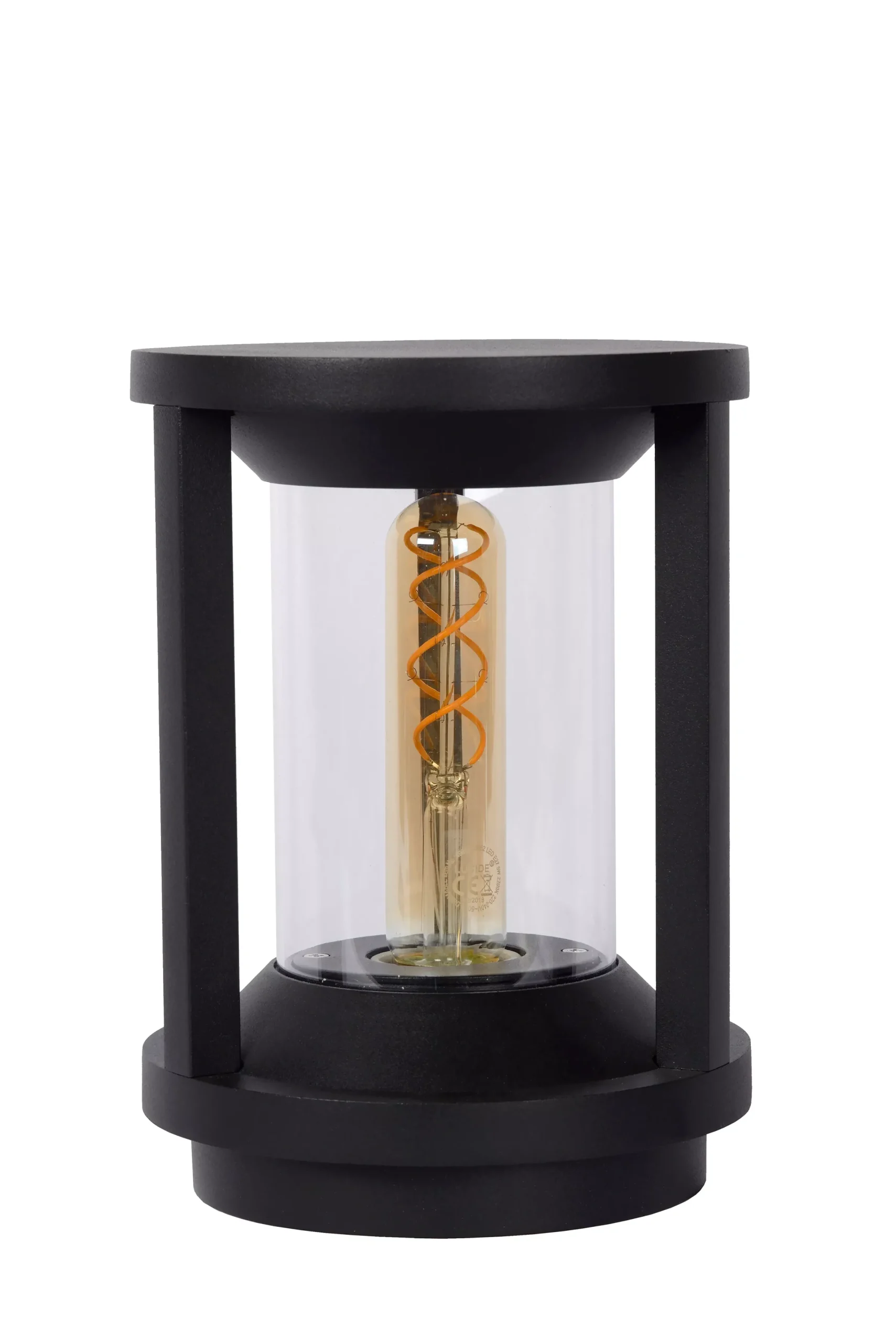 CADIX - Sokkellamp - Ø 16 cm - 1xE27 - IP65 - Zwart*Lucide Fashion