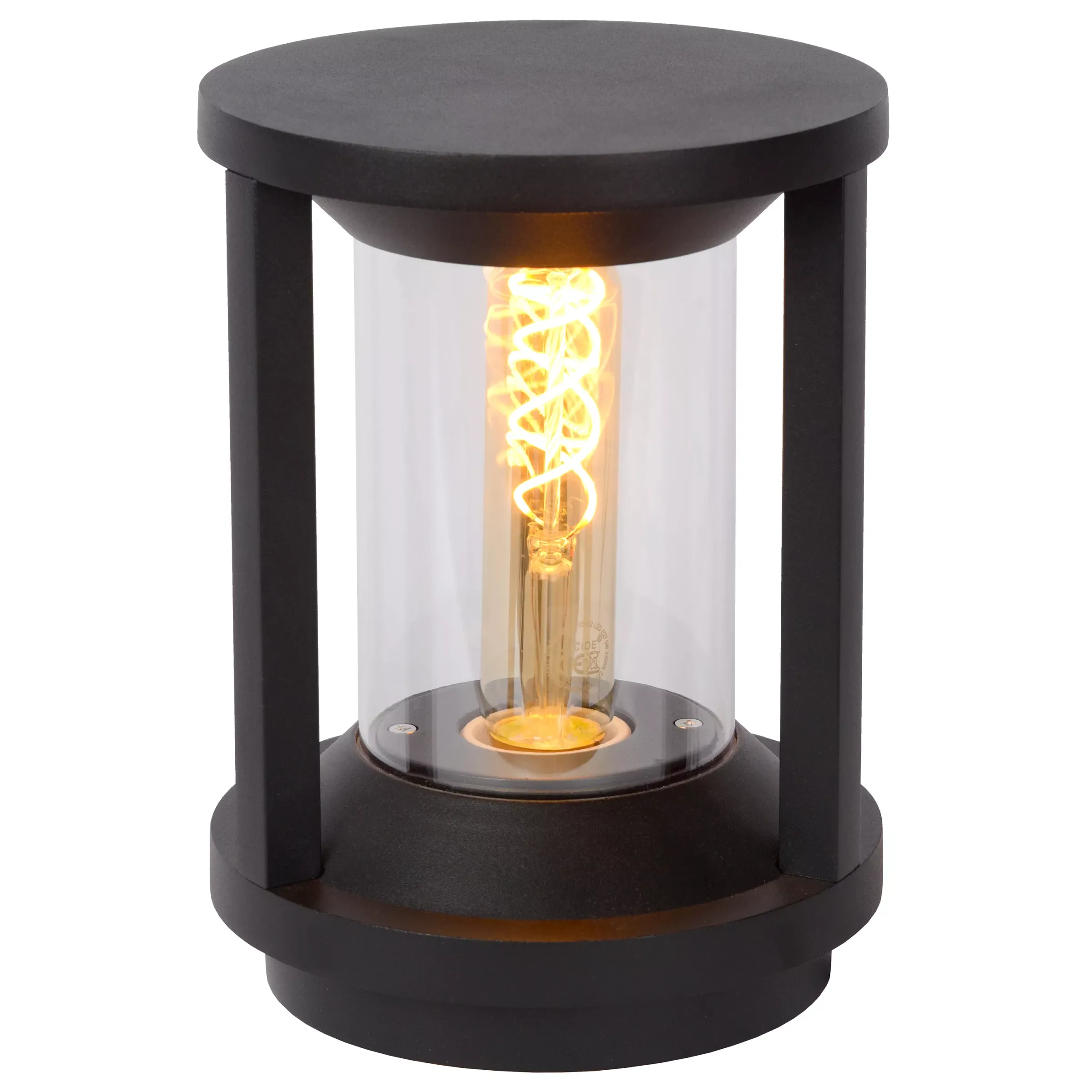 CADIX - Sokkellamp - Ø 16 cm - 1xE27 - IP65 - Zwart*Lucide Fashion