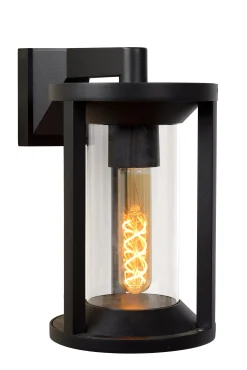 CADIX - Wandlamp Binnen/Buiten - 1xE27 - IP65 - Zwart*Lucide New