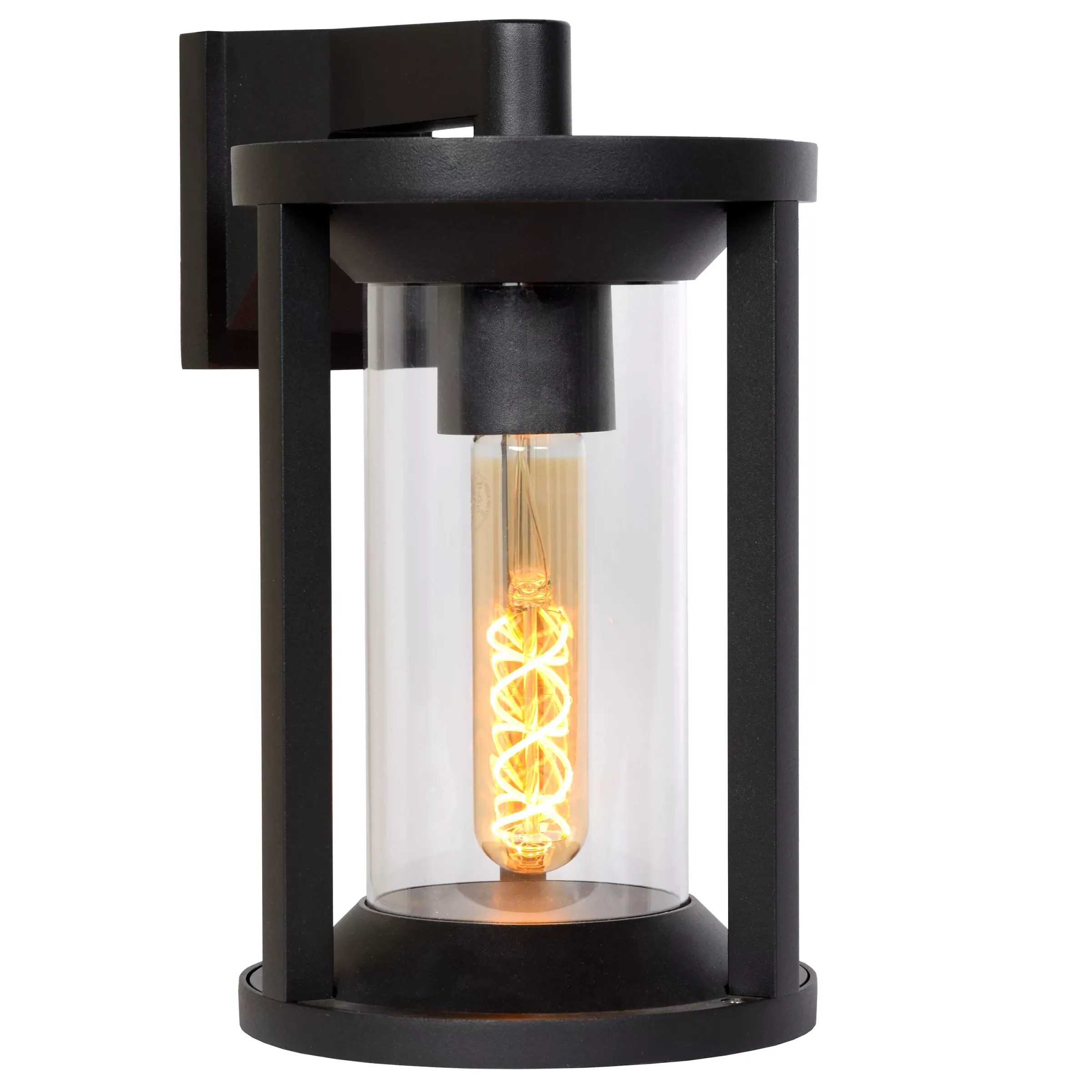CADIX - Wandlamp Binnen/Buiten - 1xE27 - IP65 - Zwart*Lucide New