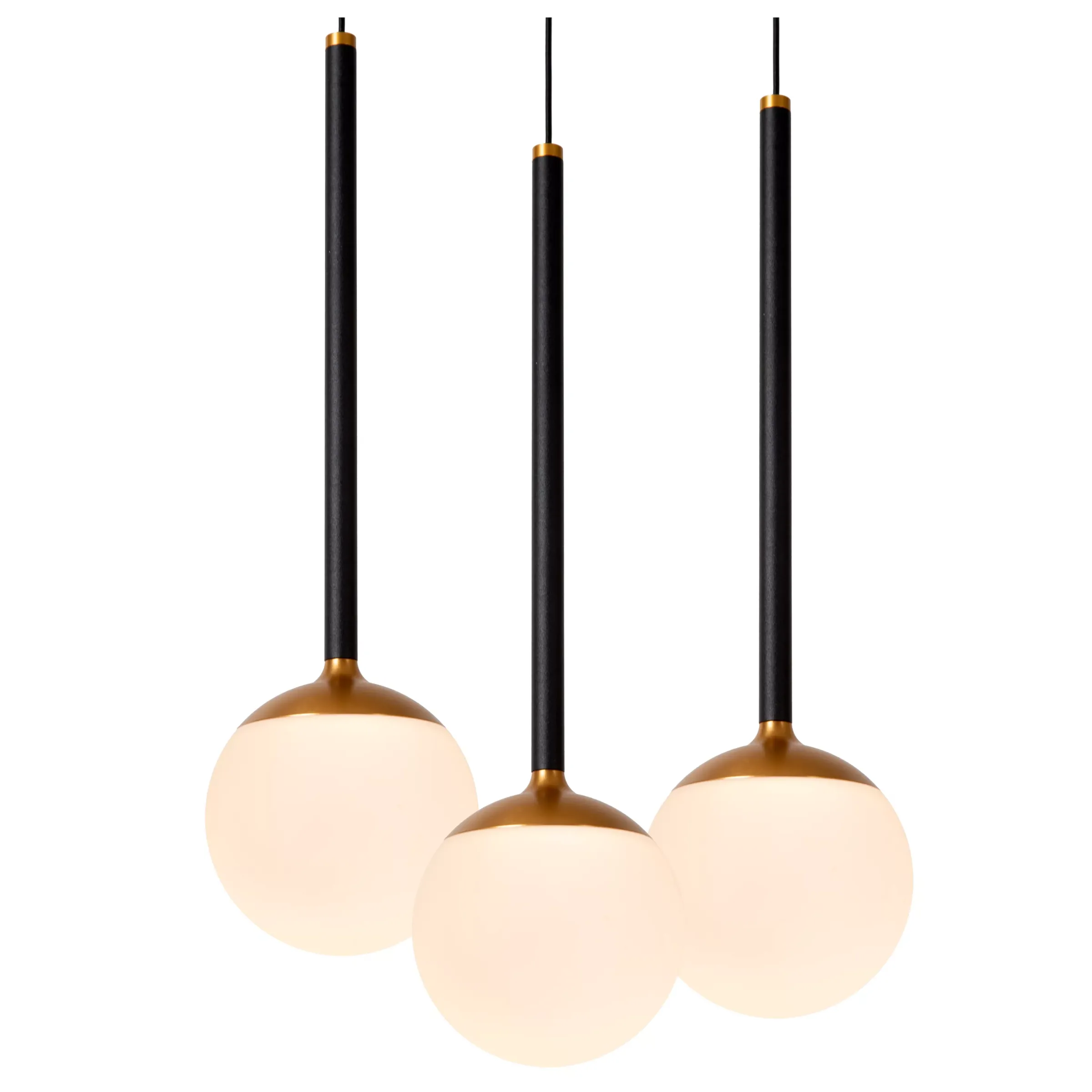 CALINA - Hanglamp - Ø 42 cm - LED Dimb. - 5x8,2W 2700K - Zwart*Lucide Clearance